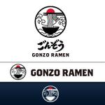 現 (utsutsu)さんのカリフォルニア新規ラーメン店 GONZO RAMENのロゴ制作への提案