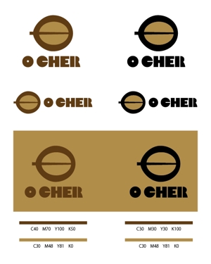 s m d s (smds)さんの革命を起こす新ドリンク「O CHER」のロゴへの提案