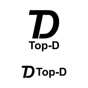 stack (stack)さんの土木・建設業 印刷物、ヘルメット、作業服等に使用する「TD」「Top- D」を用いた会社ロゴへの提案