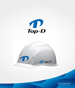 invest (invest)さんの土木・建設業 印刷物、ヘルメット、作業服等に使用する「TD」「Top- D」を用いた会社ロゴへの提案