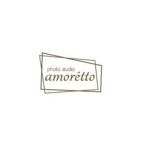 Okumachi (Okumachi)さんのフォトスタジオ「amorétto」のロゴ（商標登録なし）への提案