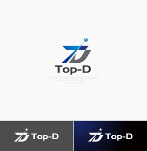 NJONESKYDWS (NJONES)さんの土木・建設業 印刷物、ヘルメット、作業服等に使用する「TD」「Top- D」を用いた会社ロゴへの提案