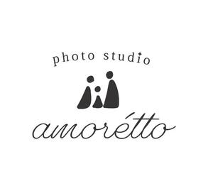 itokir design (itokiri_design)さんのフォトスタジオ「amorétto」のロゴ（商標登録なし）への提案