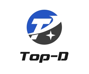 ぽんぽん (haruka0115322)さんの土木・建設業 印刷物、ヘルメット、作業服等に使用する「TD」「Top- D」を用いた会社ロゴへの提案
