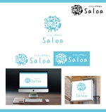サリー (merody0603)さんのトリミングサロン　「Saloa」のロゴ　（対象動物はほとんどが犬です）への提案