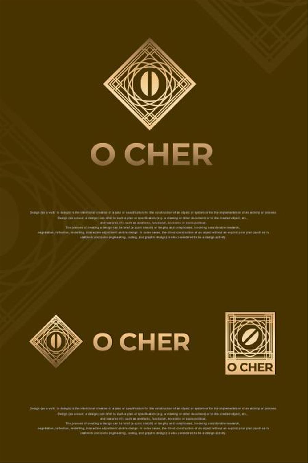 革命を起こす新ドリンク「O CHER」のロゴ