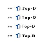 Yolozu (Yolozu)さんの土木・建設業 印刷物、ヘルメット、作業服等に使用する「TD」「Top- D」を用いた会社ロゴへの提案