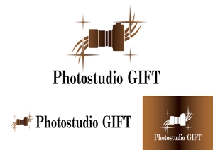 TRdesign (takaray)さんのフォトスタジオ創設にともない「Photostudio GIFT」のロゴ制作の依頼への提案