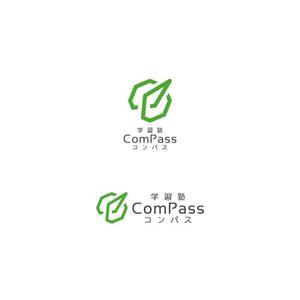 Yolozu (Yolozu)さんの学習塾「学習塾ComPass」のロゴへの提案