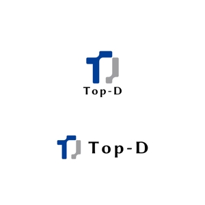 Yolozu (Yolozu)さんの土木・建設業 印刷物、ヘルメット、作業服等に使用する「TD」「Top- D」を用いた会社ロゴへの提案
