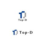 Yolozu (Yolozu)さんの土木・建設業 印刷物、ヘルメット、作業服等に使用する「TD」「Top- D」を用いた会社ロゴへの提案