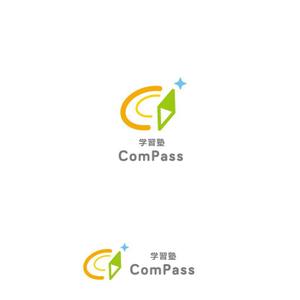 marutsuki (marutsuki)さんの学習塾「学習塾ComPass」のロゴへの提案