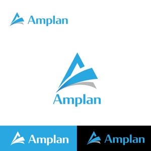 niki161 (nashiniki161)さんの広告代理店 Amplan (社名)のロゴ作成への提案
