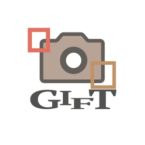 Akenoboriさんのフォトスタジオ創設にともない「Photostudio GIFT」のロゴ制作の依頼への提案