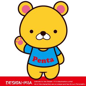 DESIGN-151A (non-wataboushi)さんの育児相談アプリのクマのキャラクターデザインへの提案