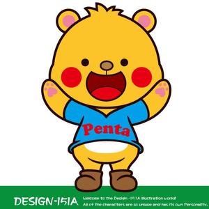 DESIGN-151A (non-wataboushi)さんの育児相談アプリのクマのキャラクターデザインへの提案