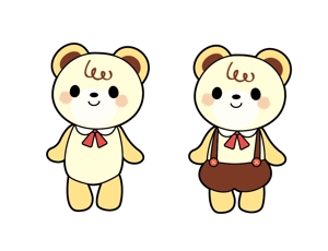 雨音はるじ (amane_haruji)さんの育児相談アプリのクマのキャラクターデザインへの提案