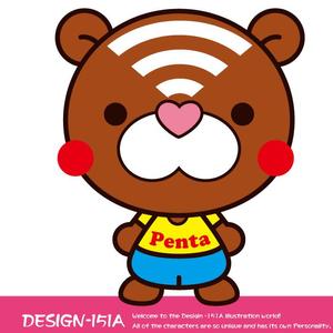 DESIGN-151A (non-wataboushi)さんの育児相談アプリのクマのキャラクターデザインへの提案