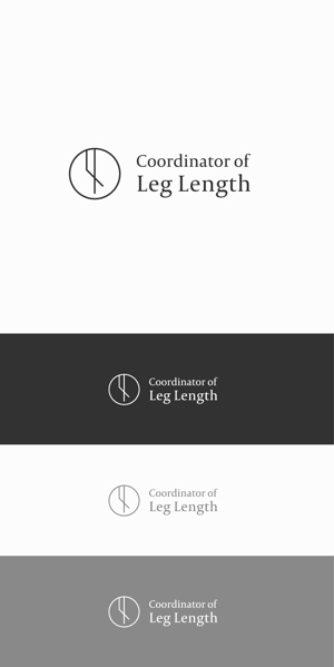 designdesign (designdesign)さんの脚の長さを調整する資格「脚の長さコーディネーター」のロゴへの提案