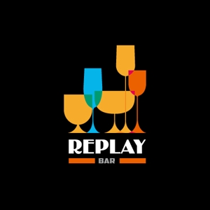 salboma ()さんのBar「REPLAY」のロゴ作成への提案