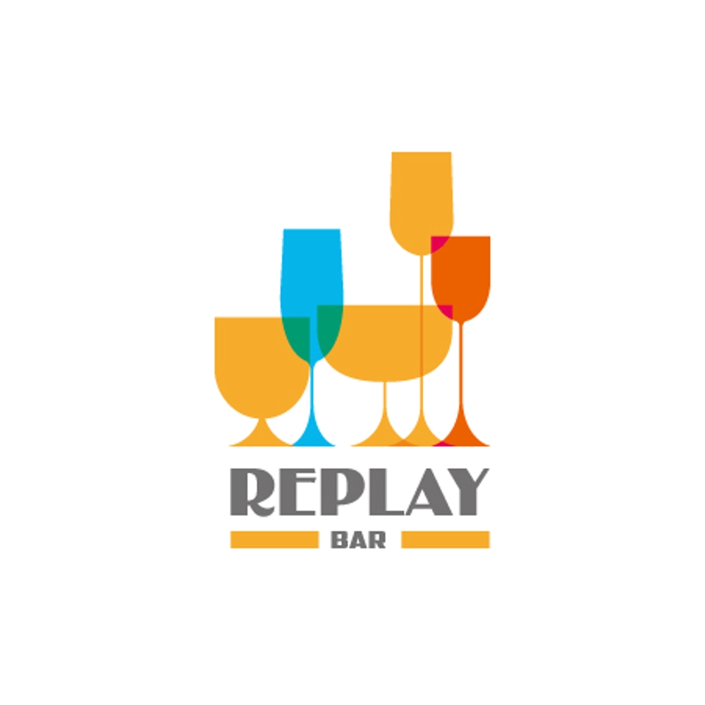 Bar「REPLAY」のロゴ作成