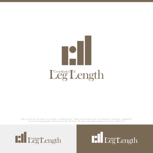 le_cheetah (le_cheetah)さんの脚の長さを調整する資格「脚の長さコーディネーター」のロゴへの提案