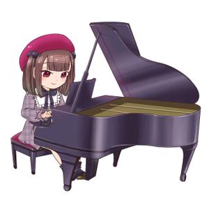 風切 (kzgr_)さんのピアノをモチーフにした萌え系女の子のデフォルメキャラクターへの提案
