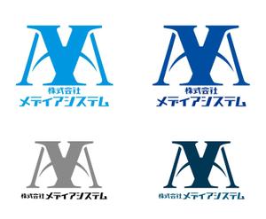 北国のホームズ (homuzu0913)さんのIT企業「株式会社メディアシステム」リニューアル　ロゴ制作への提案