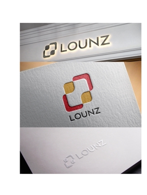 D.R DESIGN (Nakamura__)さんのエンタメマッチングアプリ　「LOUNZ」　ロゴへの提案
