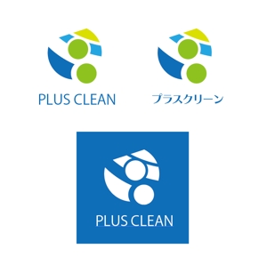itokir design (itokiri_design)さんのビルメンテナンス・ハウスクリーニングの会社　プラスクリーンのロゴへの提案