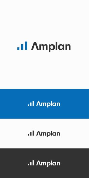 designdesign (designdesign)さんの広告代理店 Amplan (社名)のロゴ作成への提案