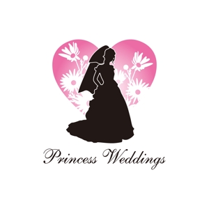 CHANA DESIGN (Chana)さんの「Princess Weddings」のロゴ作成への提案