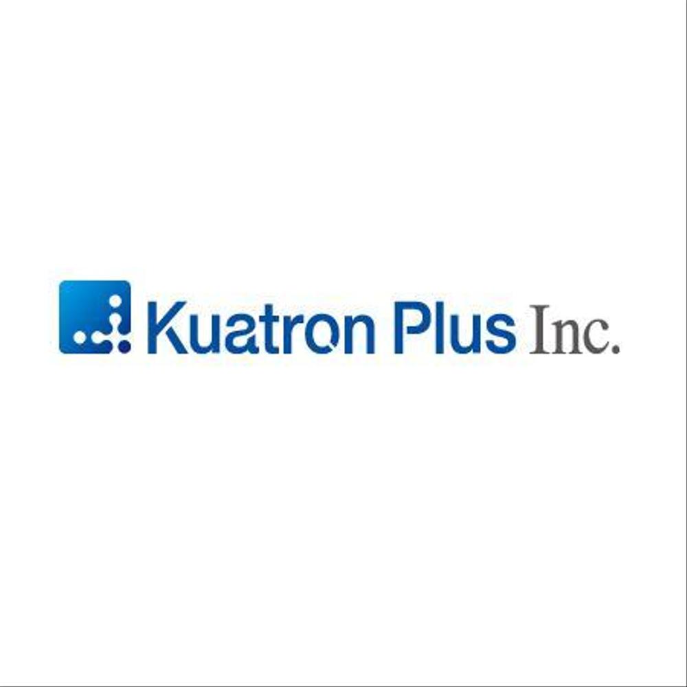 「Kuatron Plus Inc.」のロゴ作成（商標登録予定なし）