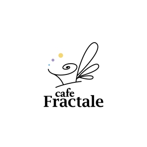 againデザイン事務所 (again)さんの「Cafe Fractale  　カフェ　フラクタル」のロゴ作成への提案