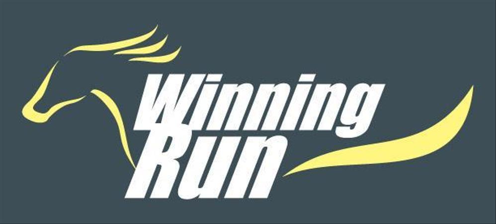 「Winning　Run」のロゴ作成