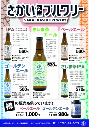 中井　香里 ()さんのクラフトビール販促ポスターへの提案