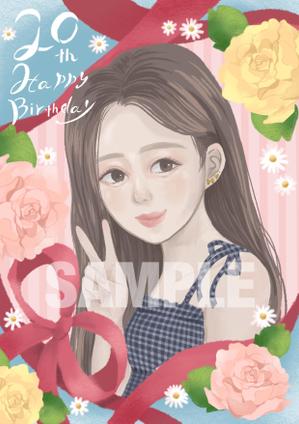 朝露 (luna88)さんの美人の女性のイラスト  20歳の誕生日の祝いに。への提案