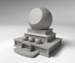 Yu Hiraoka Design (yuhiraoka)さんの洋型墓石のデザイン　ラフスケッチでもOK　5パターンへの提案