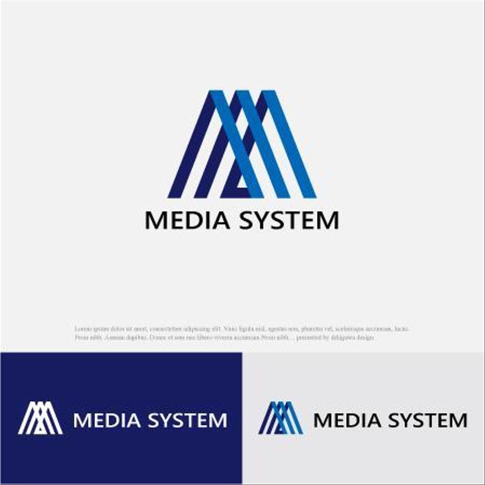 IT企業「株式会社メディアシステム」リニューアル　ロゴ制作