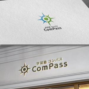 late_design ()さんの学習塾「学習塾ComPass」のロゴへの提案