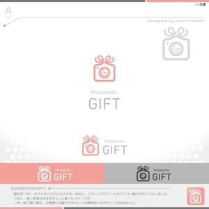 okam- (okam_free03)さんのフォトスタジオ創設にともない「Photostudio GIFT」のロゴ制作の依頼への提案