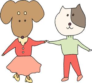 chanmio (chanmio_art)さんのほのぼのした犬とネコのイラストへの提案