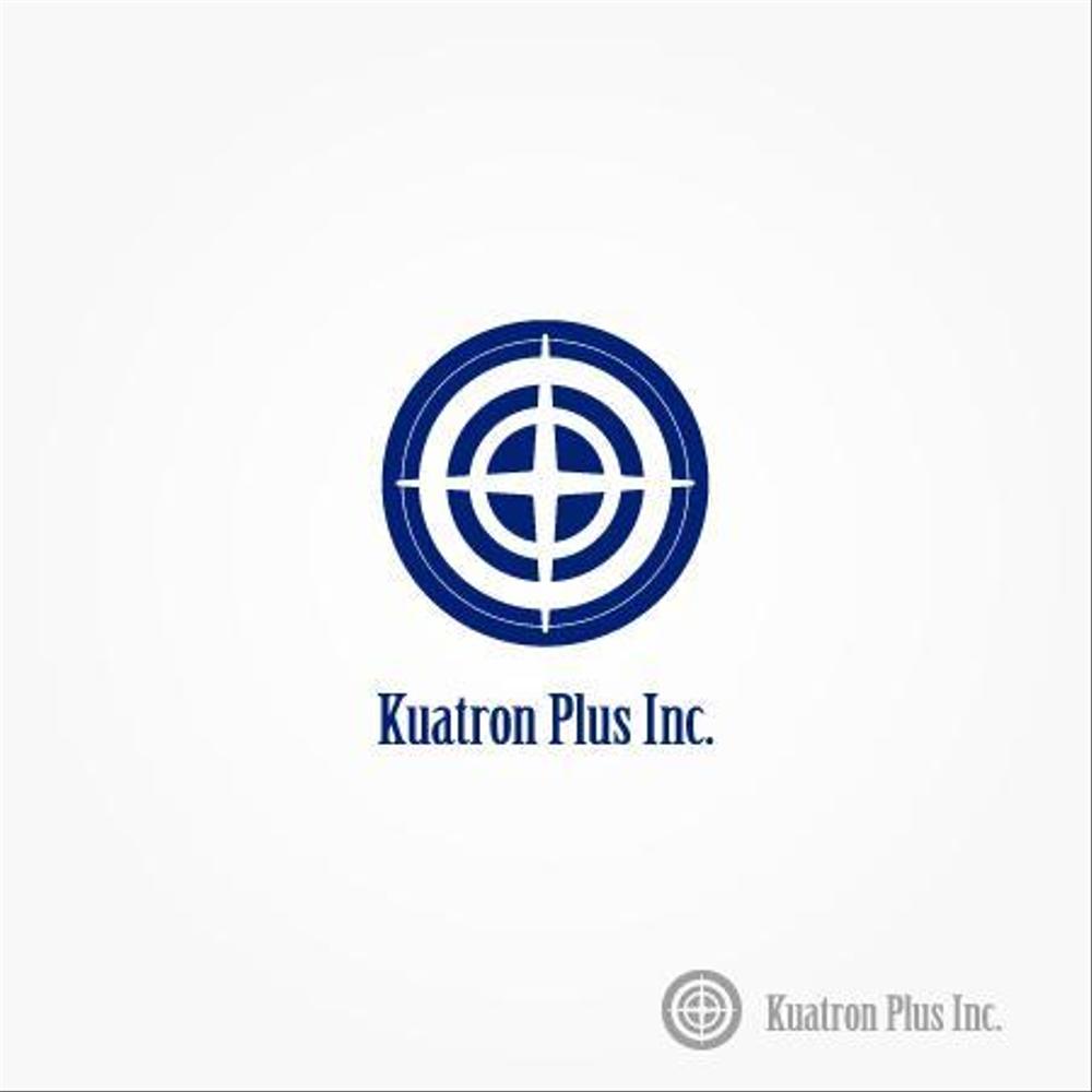 「Kuatron Plus Inc.」のロゴ作成（商標登録予定なし）