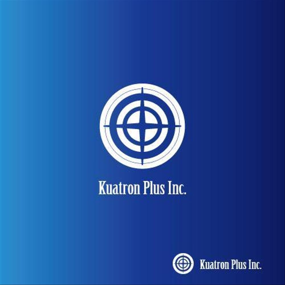 「Kuatron Plus Inc.」のロゴ作成（商標登録予定なし）