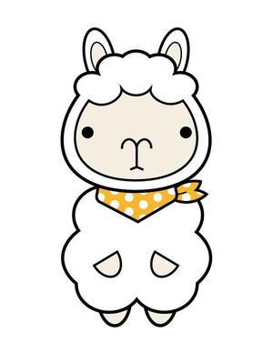 cocoloco (cocoloco_dh)さんの信州筑北アルパカ牧場のマスコットキャラへの提案