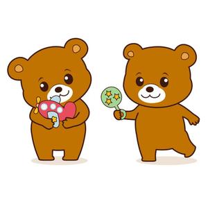bamboo graphics (riebamboo926)さんの育児相談アプリのクマのキャラクターデザインへの提案