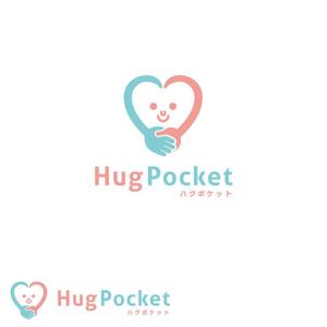 chaos (ocha1003)さんの子育てマッチングアプリ「Hug Pocket」のロゴ　への提案