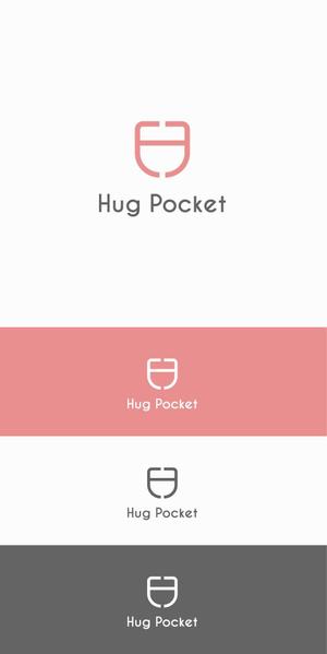 designdesign (designdesign)さんの子育てマッチングアプリ「Hug Pocket」のロゴ　への提案