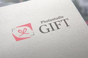 designA (nv59c)さんのフォトスタジオ創設にともない「Photostudio GIFT」のロゴ制作の依頼への提案