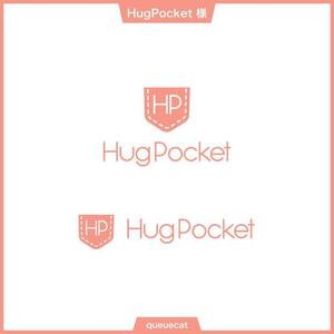 queuecat (queuecat)さんの子育てマッチングアプリ「Hug Pocket」のロゴ　への提案